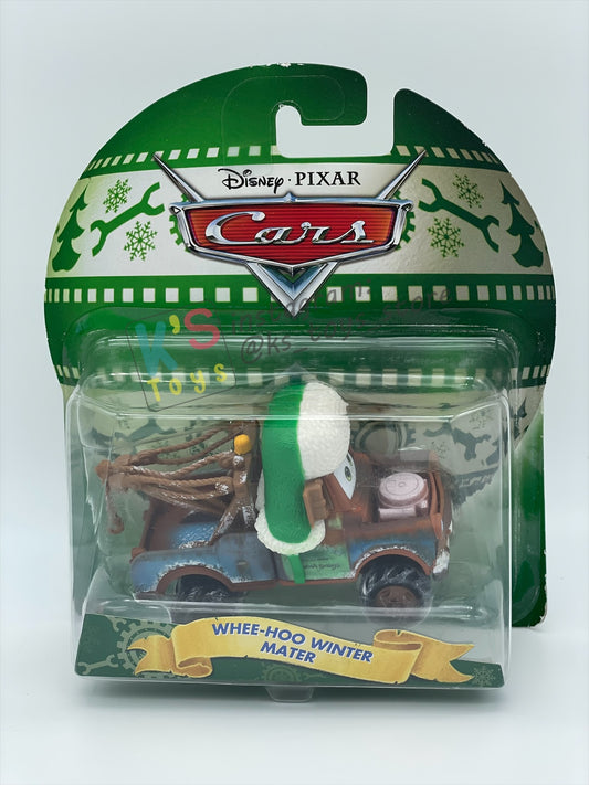 DISNEY PIXAR CARS 1:55 BY MATTEL - "WHEE-HOO WINTER MATER" - CHRISTMAS BALL SERIES - BNIP