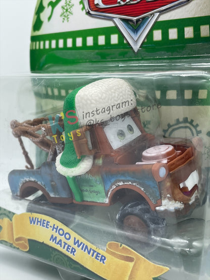 DISNEY PIXAR CARS 1:55 BY MATTEL - "WHEE-HOO WINTER MATER" - CHRISTMAS BALL SERIES - BNIP