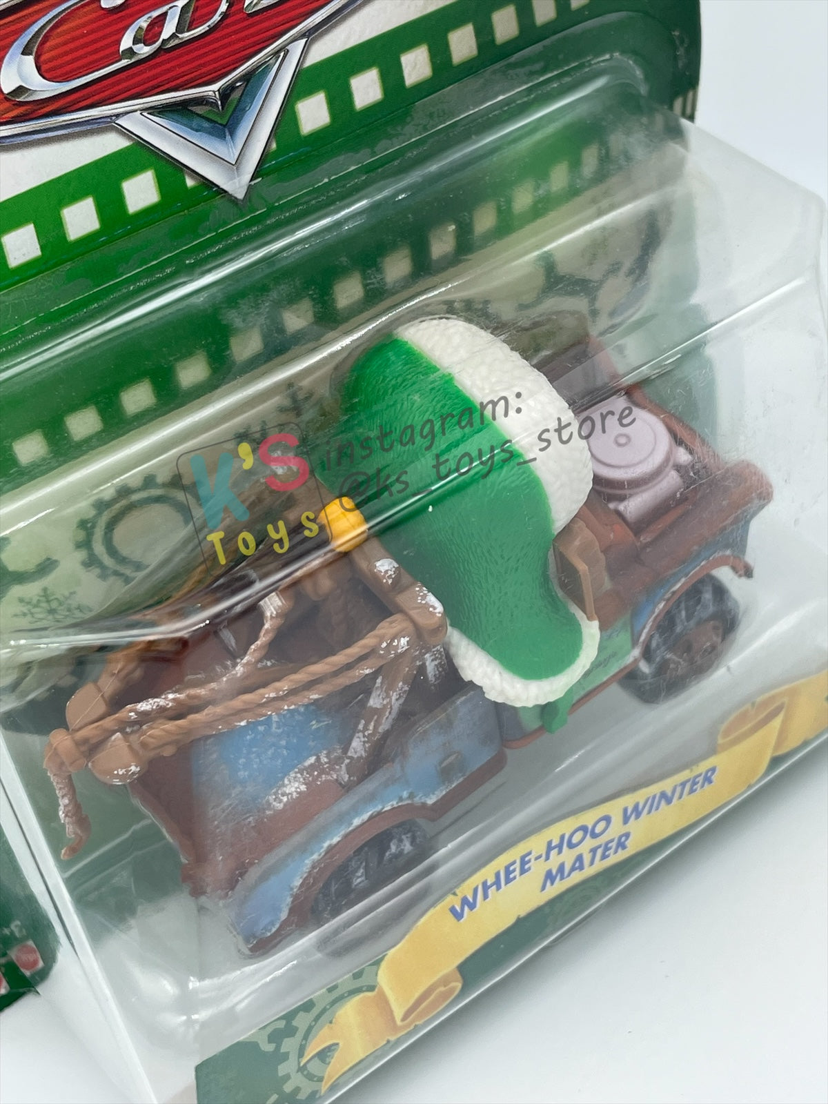DISNEY PIXAR CARS 1:55 BY MATTEL - "WHEE-HOO WINTER MATER" - CHRISTMAS BALL SERIES - BNIP