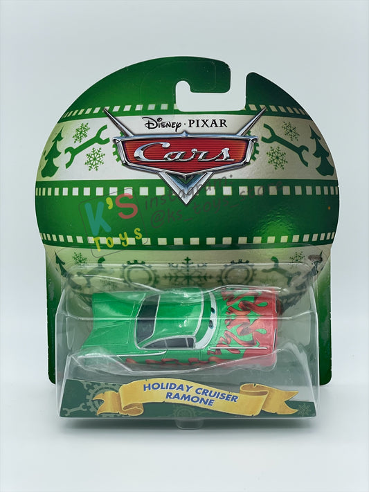 DISNEY PIXAR CARS 1:55 BY MATTEL - "HOLIDAY CRUISER RAMONE" - CHRISTMAS BALL SERIES - BNIP