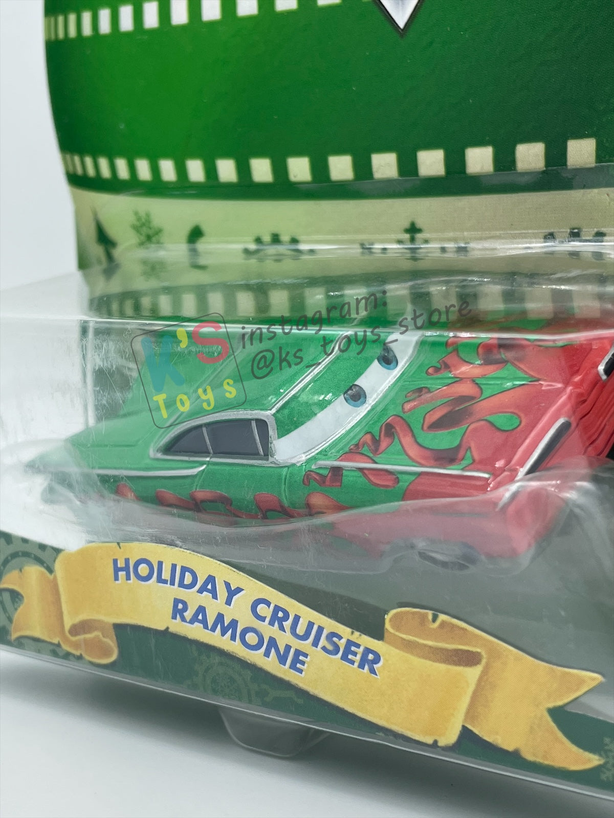 DISNEY PIXAR CARS 1:55 BY MATTEL - "HOLIDAY CRUISER RAMONE" - CHRISTMAS BALL SERIES - BNIP
