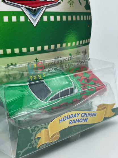 DISNEY PIXAR CARS 1:55 BY MATTEL - "HOLIDAY CRUISER RAMONE" - CHRISTMAS BALL SERIES - BNIP