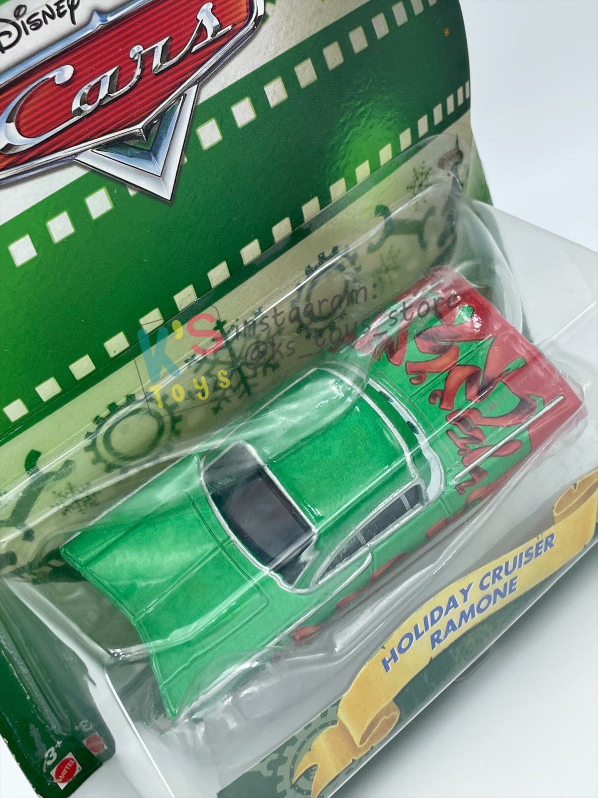 DISNEY PIXAR CARS 1:55 BY MATTEL - "HOLIDAY CRUISER RAMONE" - CHRISTMAS BALL SERIES - BNIP