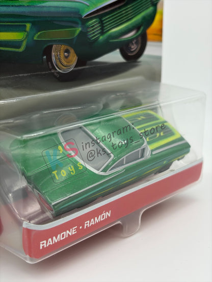 DISNEY PIXAR CARS 1:55 BY MATTEL - "RAMONE" (GREEN RAMONE) - 2021 RE-RELEASED - BNIP