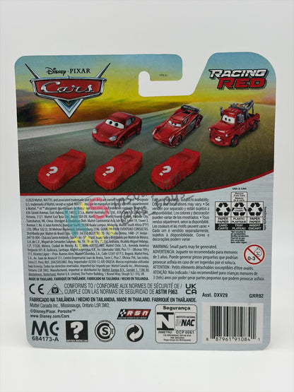 DISNEY PIXAR CARS 1:55 BY MATTEL - "RED RACING SALLY" - RED RACING SERIES - BNIP
