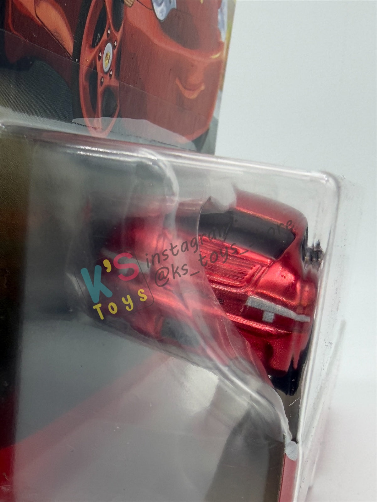DISNEY PIXAR CARS 1:55 BY MATTEL - "RED RACING SALLY" - RED RACING SERIES - BNIP