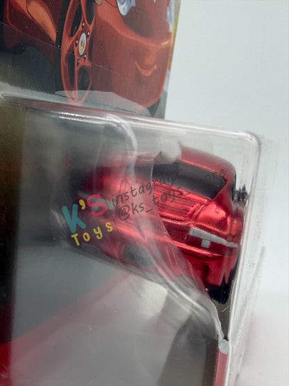 DISNEY PIXAR CARS 1:55 BY MATTEL - "RED RACING SALLY" - RED RACING SERIES - BNIP