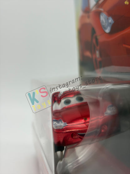DISNEY PIXAR CARS 1:55 BY MATTEL - "RED RACING SALLY" - RED RACING SERIES - BNIP