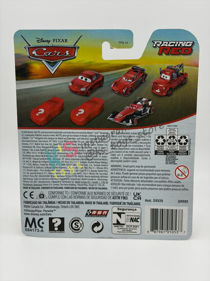 DISNEY PIXAR CARS 1:55 BY MATTEL - "RED RACING FRANCESCO BERNOULLI " - RED RACING SERIES - BNIP