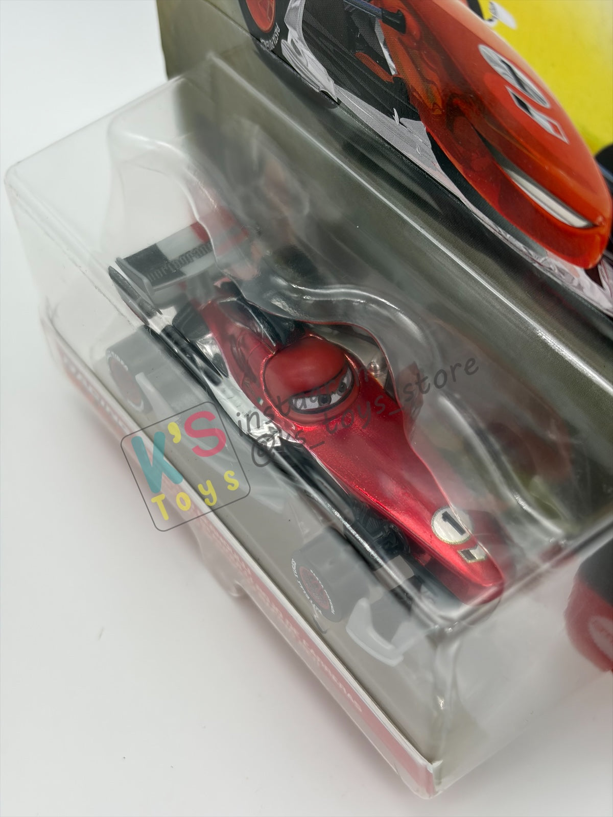 DISNEY PIXAR CARS 1:55 BY MATTEL - "RED RACING FRANCESCO BERNOULLI " - RED RACING SERIES - BNIP