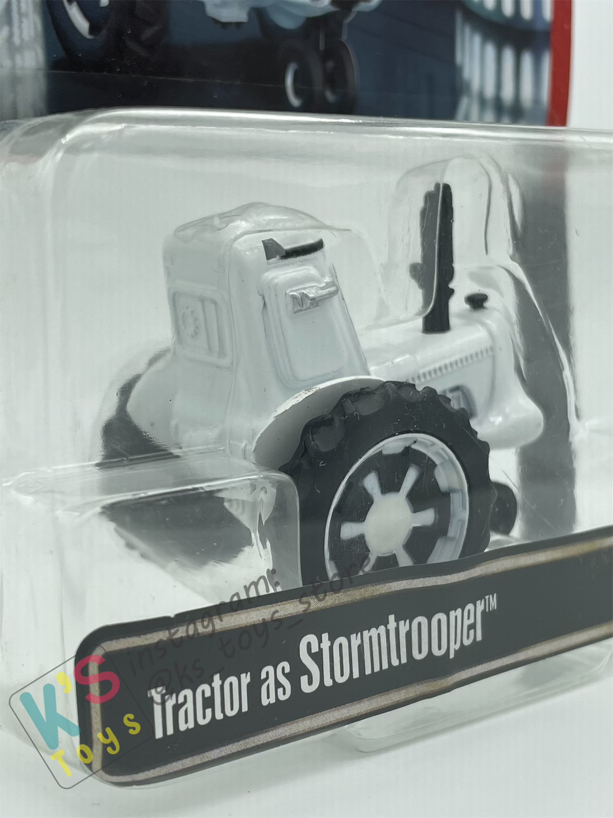 DISNEY PIXAR CARS BY MATTEL EXCLUSIVE DISNEY PARKS "TRACTOR AS STORMTROOPER" - BNIP