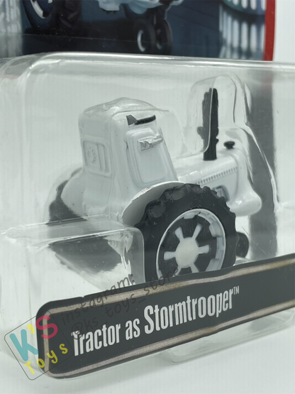 DISNEY PIXAR CARS BY MATTEL EXCLUSIVE DISNEY PARKS "TRACTOR AS STORMTROOPER" - BNIP