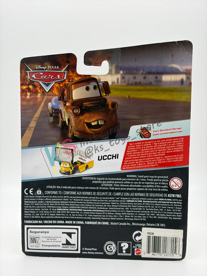 DELUXE DISNEY PIXAR CARS BY MATTEL, "UCCHI" AIRPORT ADVENTURE SERIES - BNIP