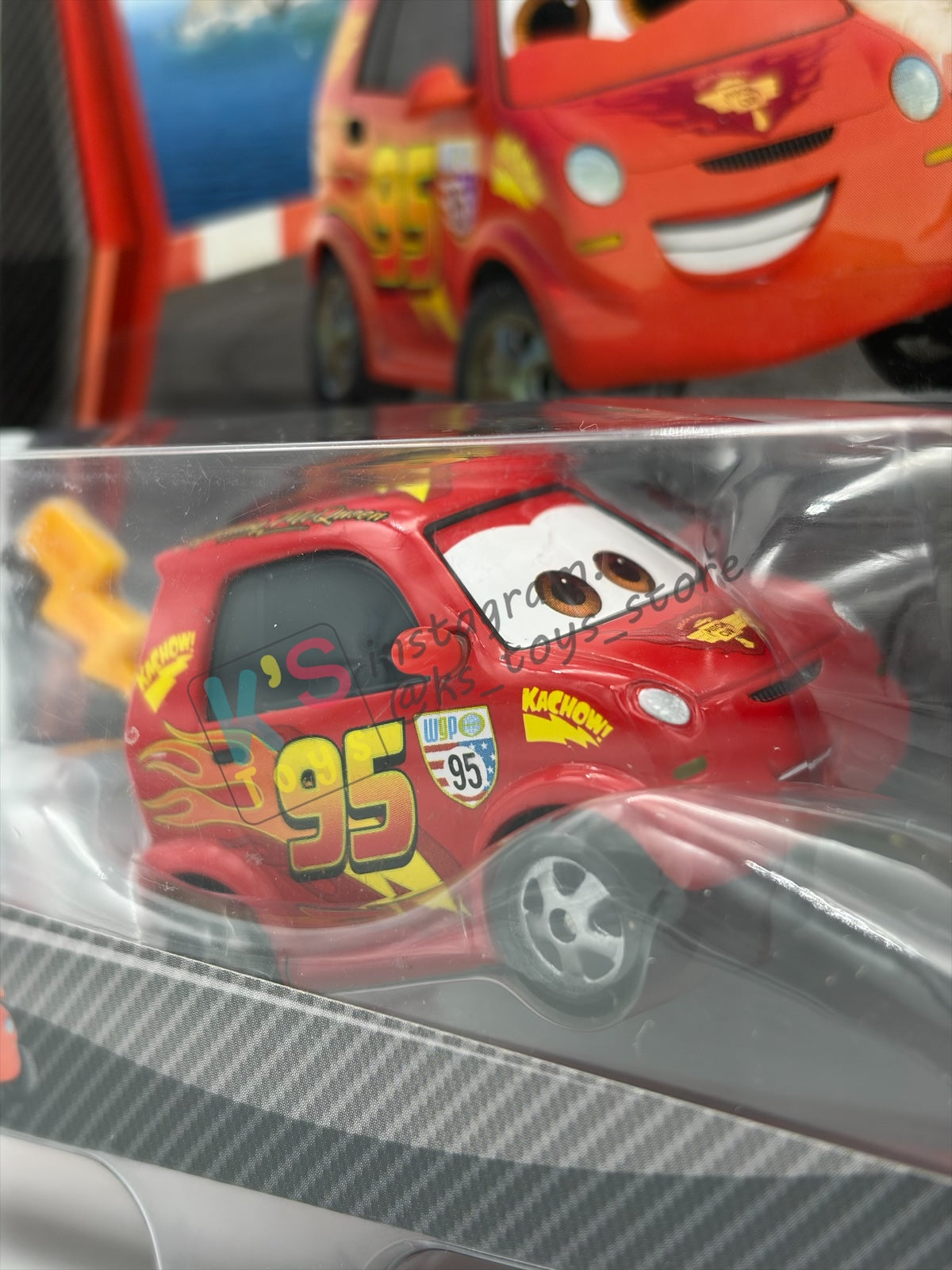 DISNEY PIXAR CARS BY MATTEL, "CARTNEY BRAKIN" CHASE CARS 2 SERIES - BNIP