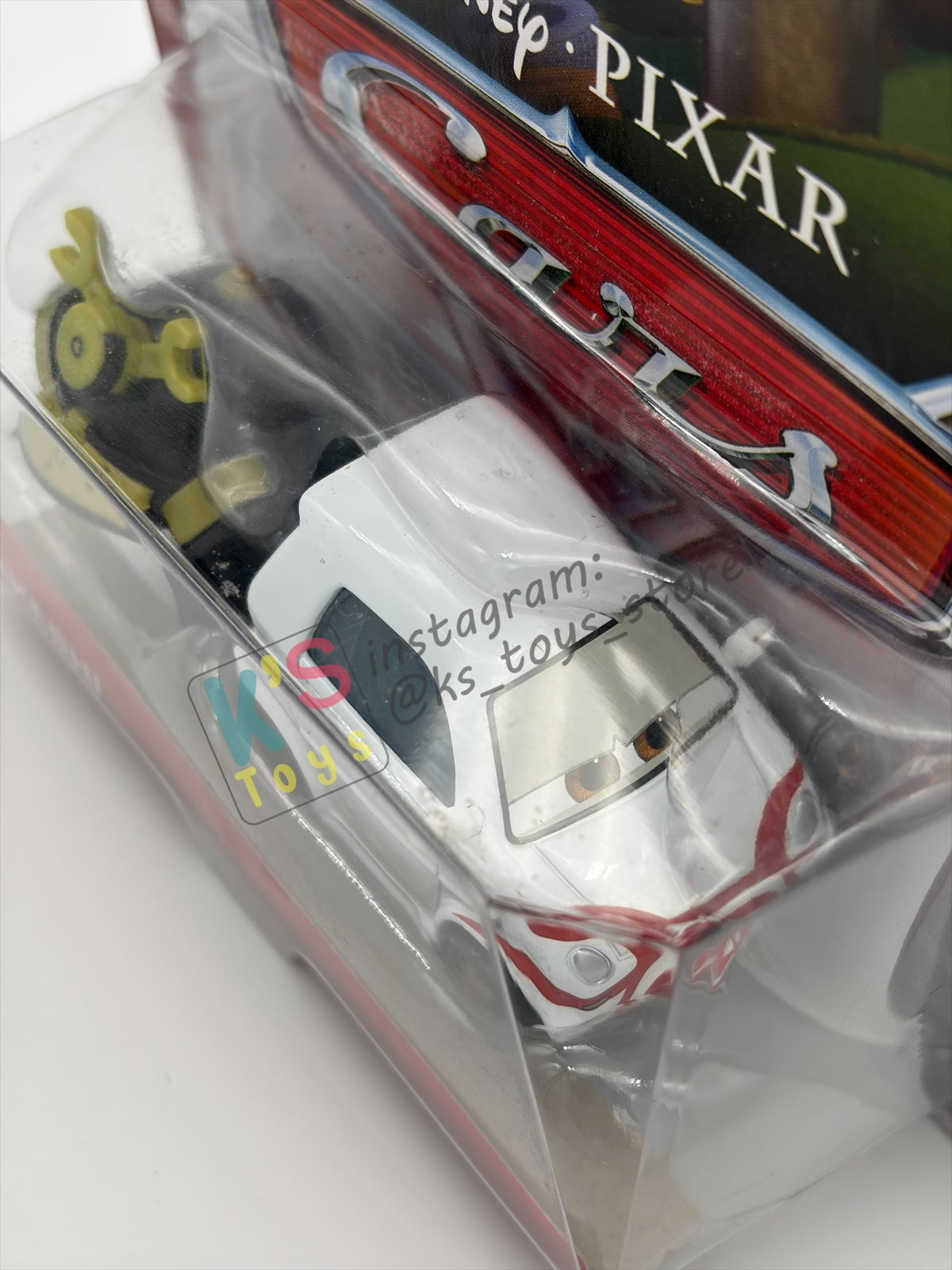 RARE DISNEY PIXAR CARS 1:55 BY MATTEL, "TAKESHI" CARS 2 SUPER CHASE - BNIP