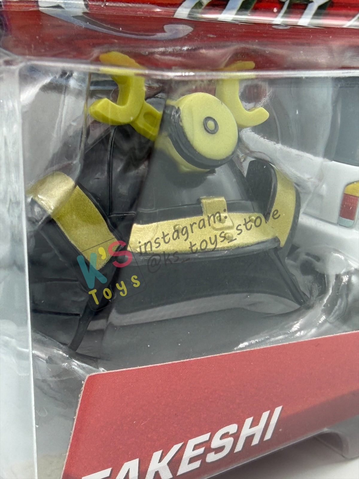 RARE DISNEY PIXAR CARS 1:55 BY MATTEL, "TAKESHI" CARS 2 SUPER CHASE - BNIP