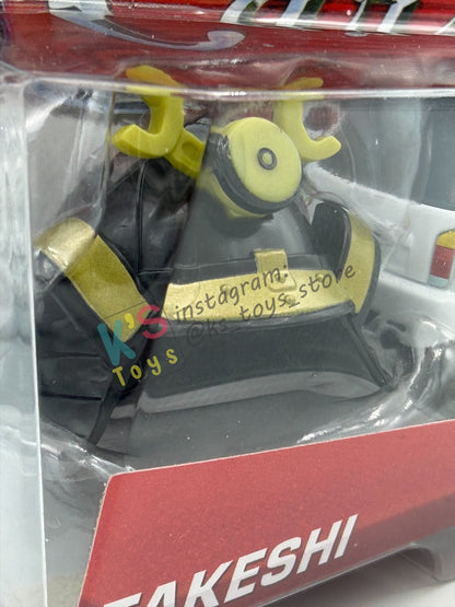 RARE DISNEY PIXAR CARS 1:55 BY MATTEL, "TAKESHI" CARS 2 SUPER CHASE - BNIP