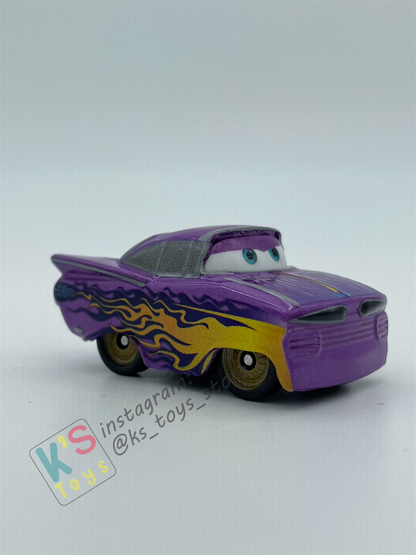 Loose Mini Racers Pixar Disney Cars, Purple Ramone - Displayed Condition