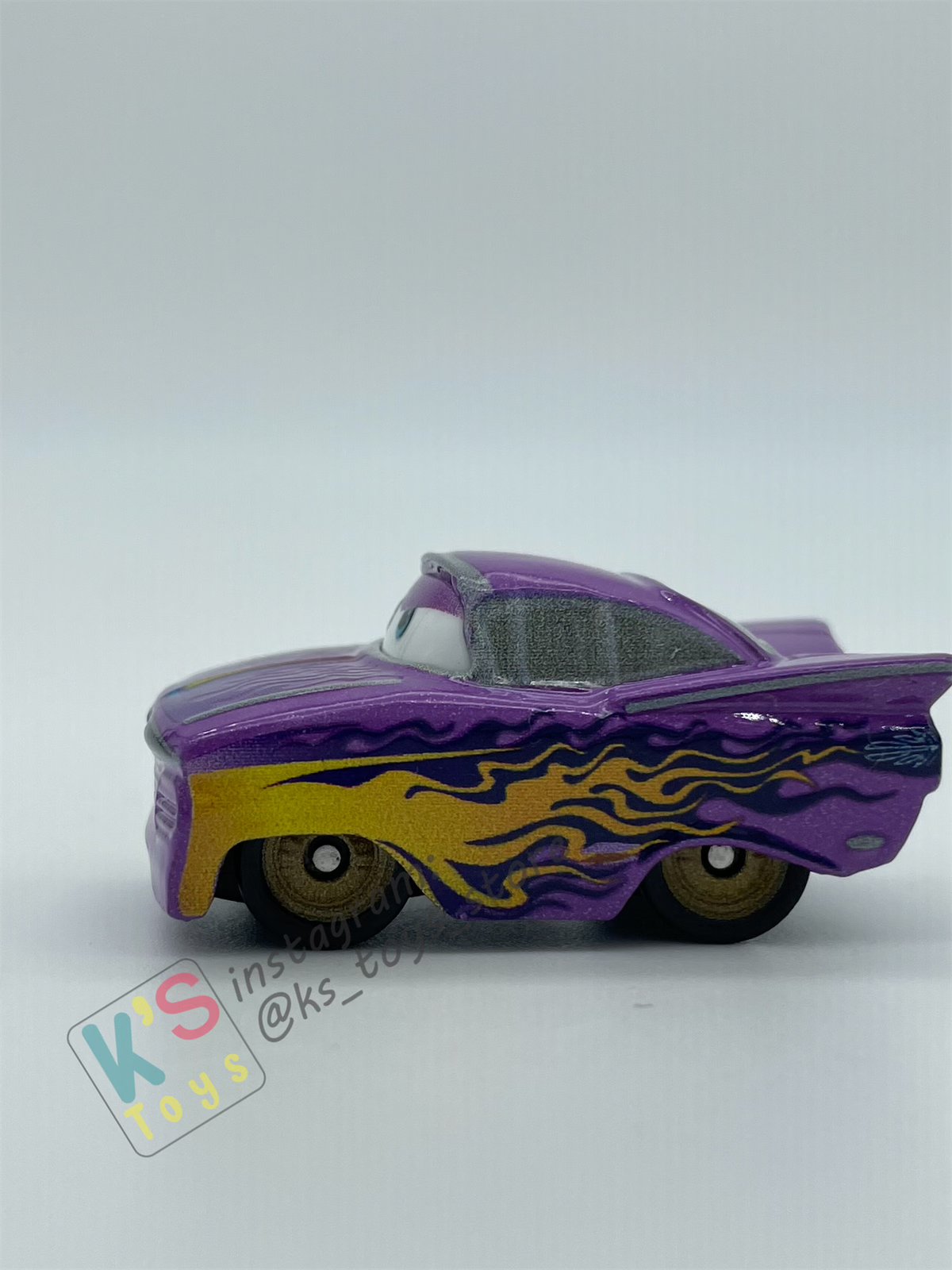 Loose Mini Racers Pixar Disney Cars, Purple Ramone - Displayed Condition
