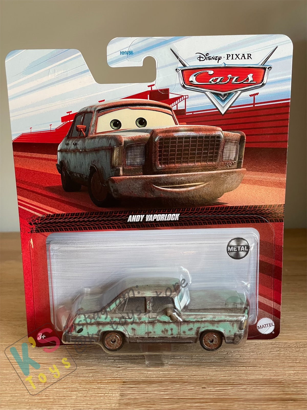 Disney Pixar Cars by MATTEL, ANDY VAPORLOCK, 2022 RE-RELEASED - BNIP