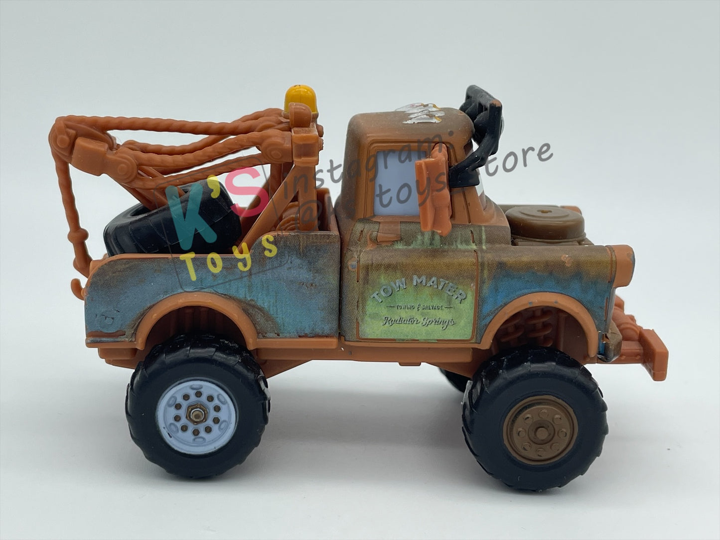 PRE-OWNED / LOOSE DISNEY PIXAR CARS BY MATTEL - "OFF-ROAD MATER" RADIATOR SPRINGS 500 1/2 SERIES - NEAR MINT CONDITION - READ DESCRIPTION!!!!!!!!!!