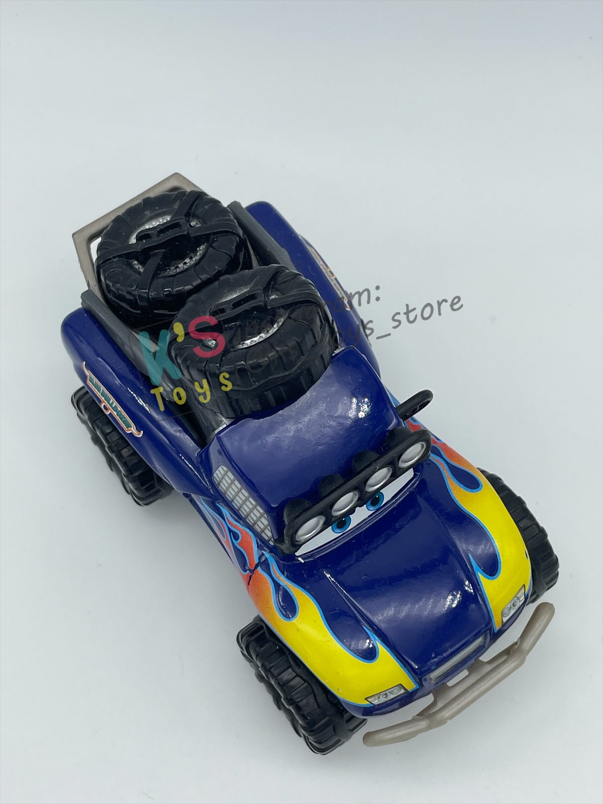PRE-OWNED / LOOSE DISNEY PIXAR CARS BY MATTEL - "BLUE GRIT" RADIATOR SPRINGS 500 1/2 SERIES - NEAR MINT CONDITION - READ DESCRIPTION!!!!!!!!!!