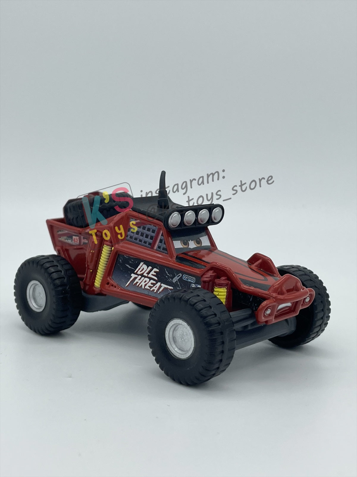 PRE-OWNED / LOOSE DISNEY PIXAR CARS BY MATTEL - "IDLE THREAT" RADIATOR SPRINGS 500 1/2 SERIES - NEAR MINT CONDITION - READ DESCRIPTION!!!!!!!!!!
