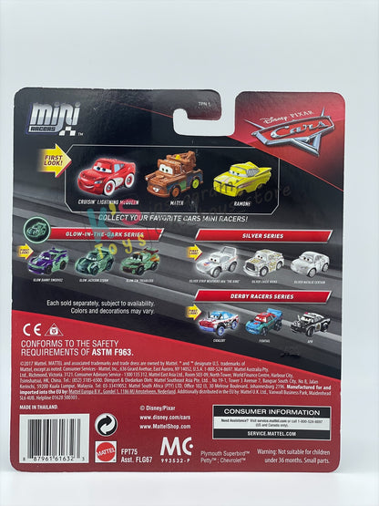 RARE MINI RACERS DISNEY PIXAR CARS BY MATTEL, 3-PACK DAYTIME CRUISIN LIGHTNING MCQUEEN, MATER AND YELLOW RAMONE (RADIATOR SPRINGS SERIES) - BNIP