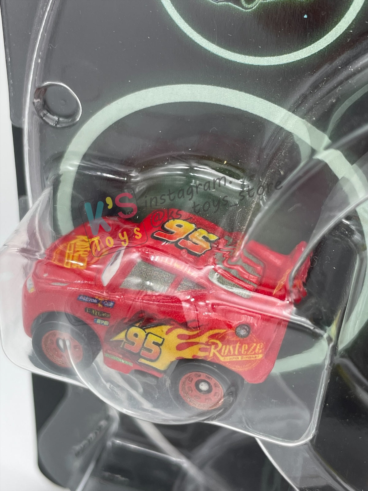 RARE MINI RACERS DISNEY PIXAR CARS BY MATTEL, 3-PACK GLOW THOMASVILLE CRUZ RAMIREZ, GLOW LIGHTNING MCQUEEN AND GLOW LUIGI (GLOW SERIES) - BNIP