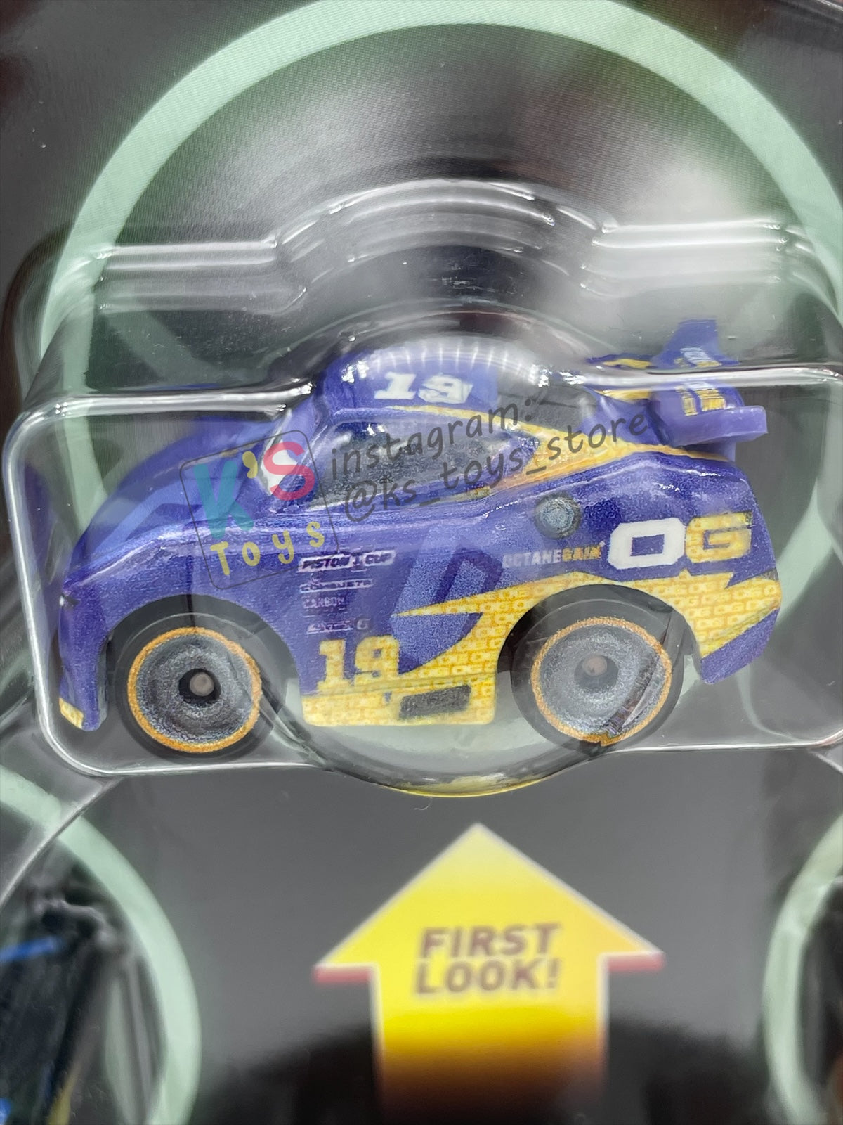 RARE MINI RACERS DISNEY PIXAR CARS BY MATTEL, 3-PACK GLOW DANNY SWERVEZ, GLOW JACKSON STORM AND GLOW TIM TREADLESS (GLOW IN THE DARK SERIES) - BNIP