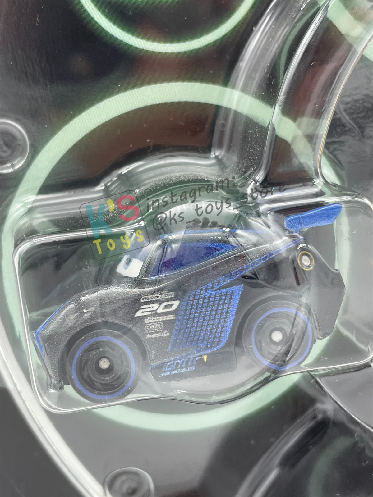 RARE MINI RACERS DISNEY PIXAR CARS BY MATTEL, 3-PACK GLOW DANNY SWERVEZ, GLOW JACKSON STORM AND GLOW TIM TREADLESS (GLOW IN THE DARK SERIES) - BNIP