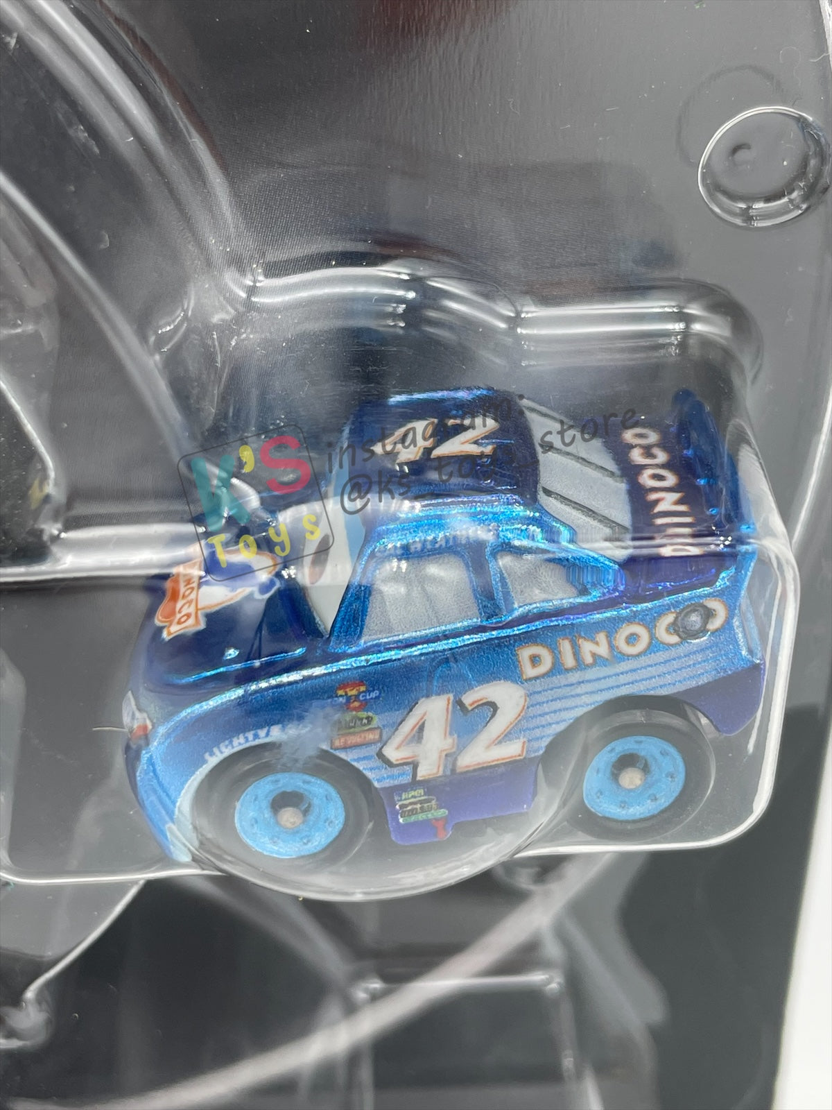 RARE MINI RACERS DISNEY PIXAR CARS BY MATTEL, 3-PACK METALLIC DINOCO LIGHTNING MCQUEEN, METALLIC DINOCO CHICK HICKS AND METALLIC CAL WEATHERS (METALLIC SERIES) - BNIP