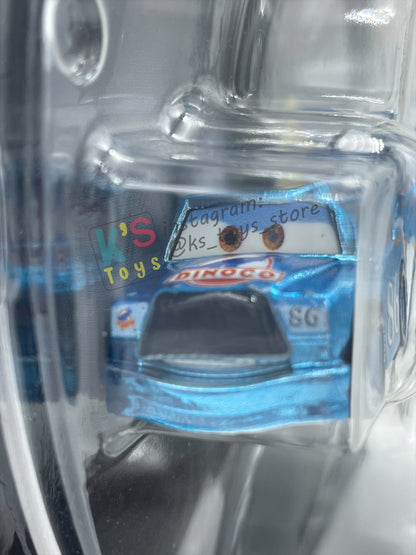 RARE MINI RACERS DISNEY PIXAR CARS BY MATTEL, 3-PACK METALLIC DINOCO LIGHTNING MCQUEEN, METALLIC DINOCO CHICK HICKS AND METALLIC CAL WEATHERS (METALLIC SERIES) - BNIP