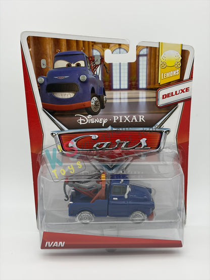 DELUXE DISNEY PIXAR CARS BY MATTEL, "IVAN" LEMONS SERIES - BNIP