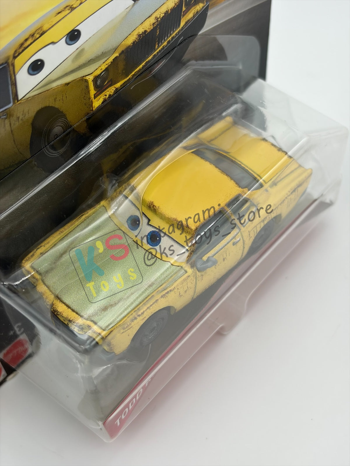 DISNEY PIXAR CARS 1:55 BY MATTEL - "TODD KRASH" - THUNDER HOLLOW SERIES - BNIP