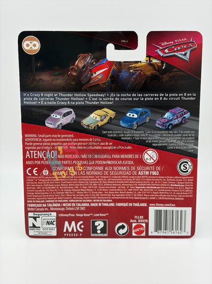 DISNEY PIXAR CARS 1:55 BY MATTEL - "KEVIN RYVAN" - THUNDER HOLLOW SERIES - BNIP