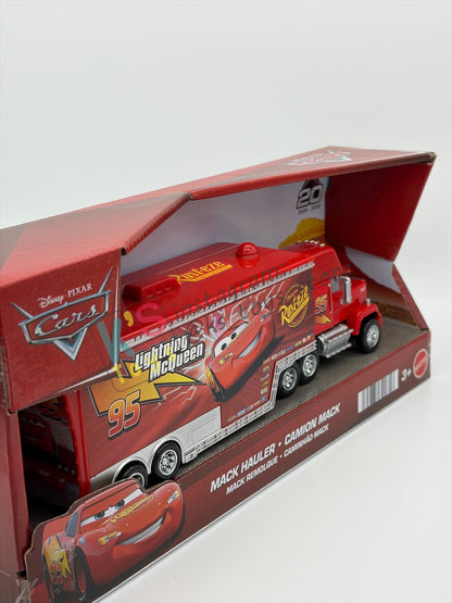 HAULER DISNEY PIXAR CARS BY MATTEL, MACK CARS 1 - 2026 RE-RELEASED 20TH ANNIVERSARY PACKAGING - BNIP