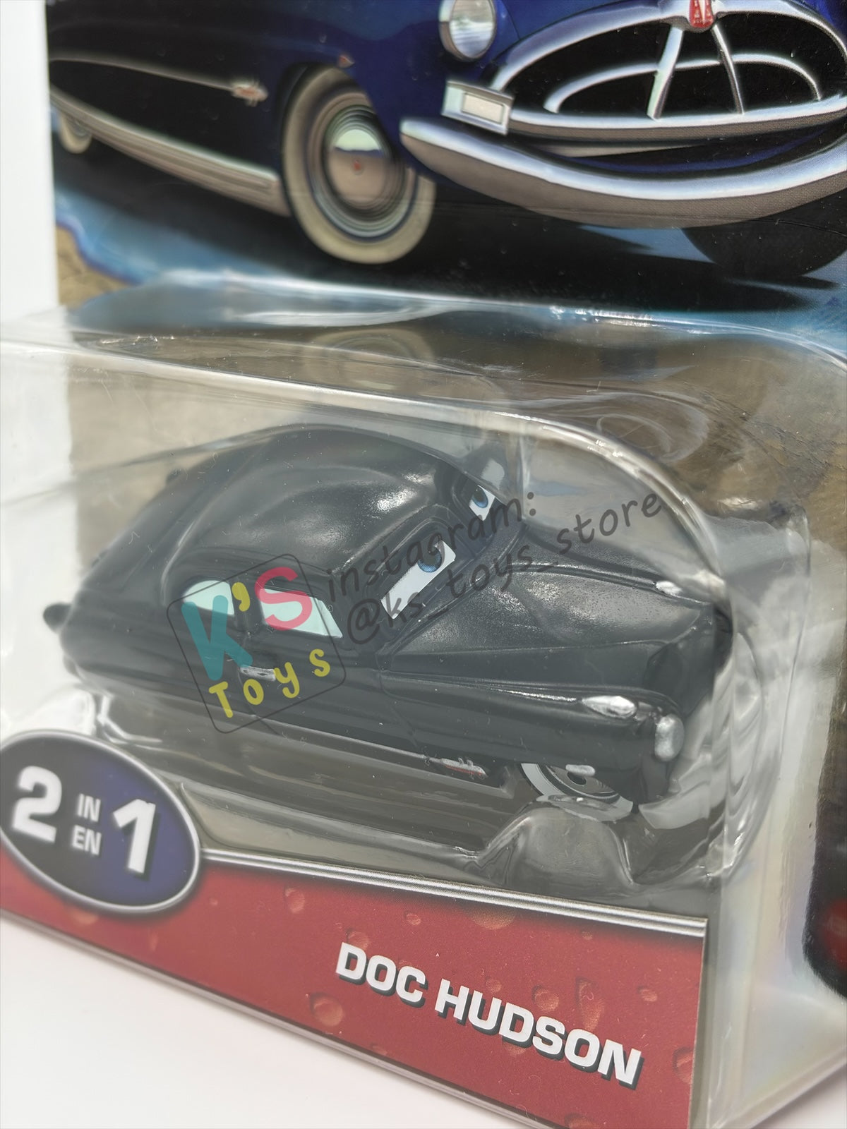 COLOR CHANGERS Disney Pixar Cars by MATTEL, DOC HUDSON - BLACK/BLUE 2026 RE-RELEASED - BNIP