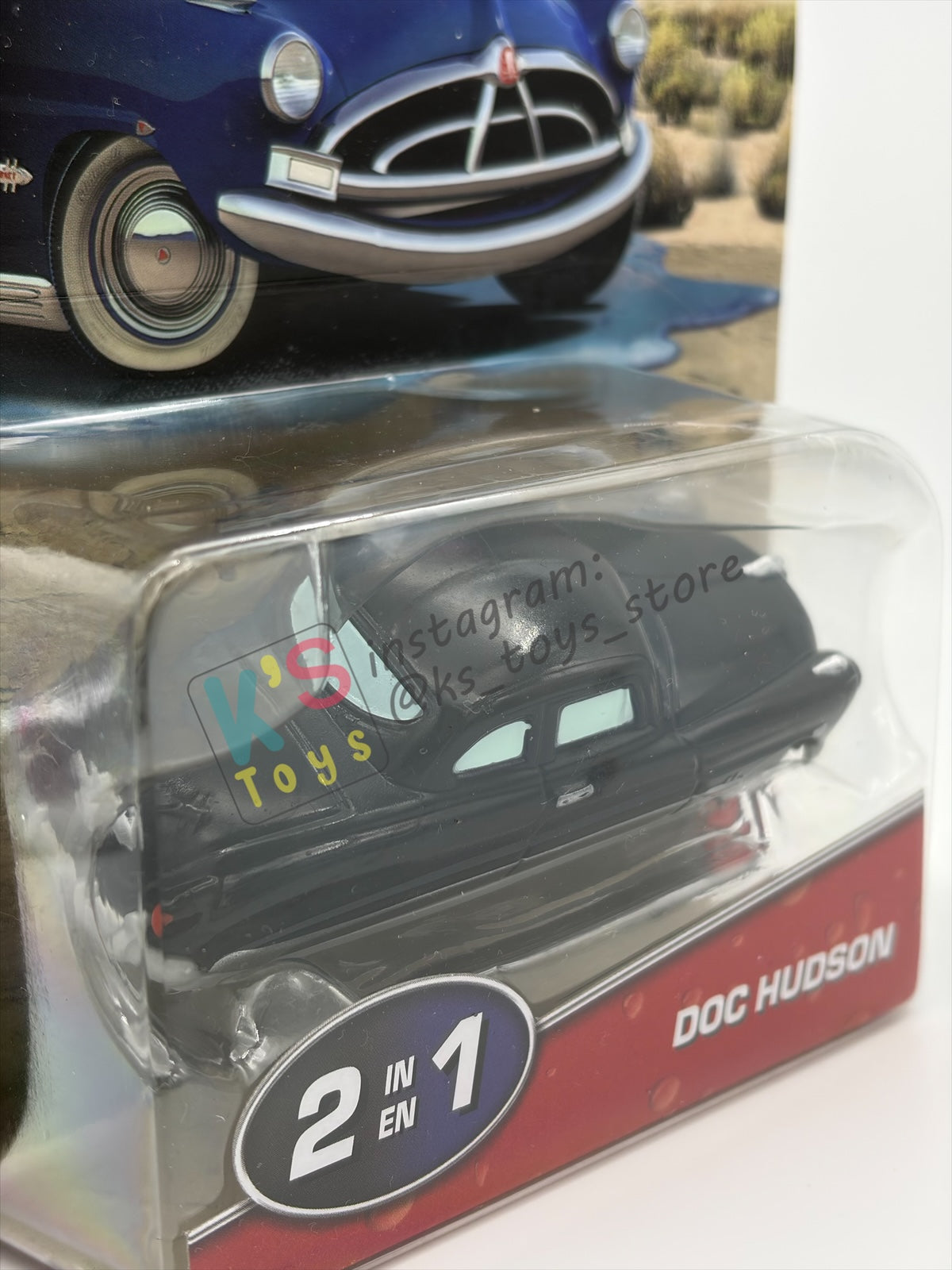 COLOR CHANGERS Disney Pixar Cars by MATTEL, DOC HUDSON - BLACK/BLUE 2026 RE-RELEASED - BNIP