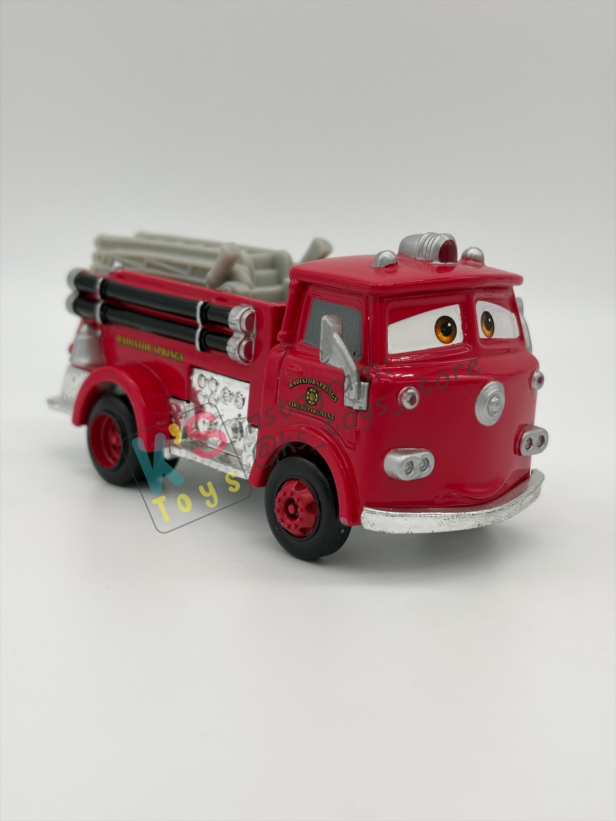 PRE-OWNED / LOOSE DISNEY PIXAR CARS BY MATTEL - "RED" - SUPERCHARGED SERIES - NEAR MINT CONDITION - READ DESCRIPTION!!!!!!!!!!!