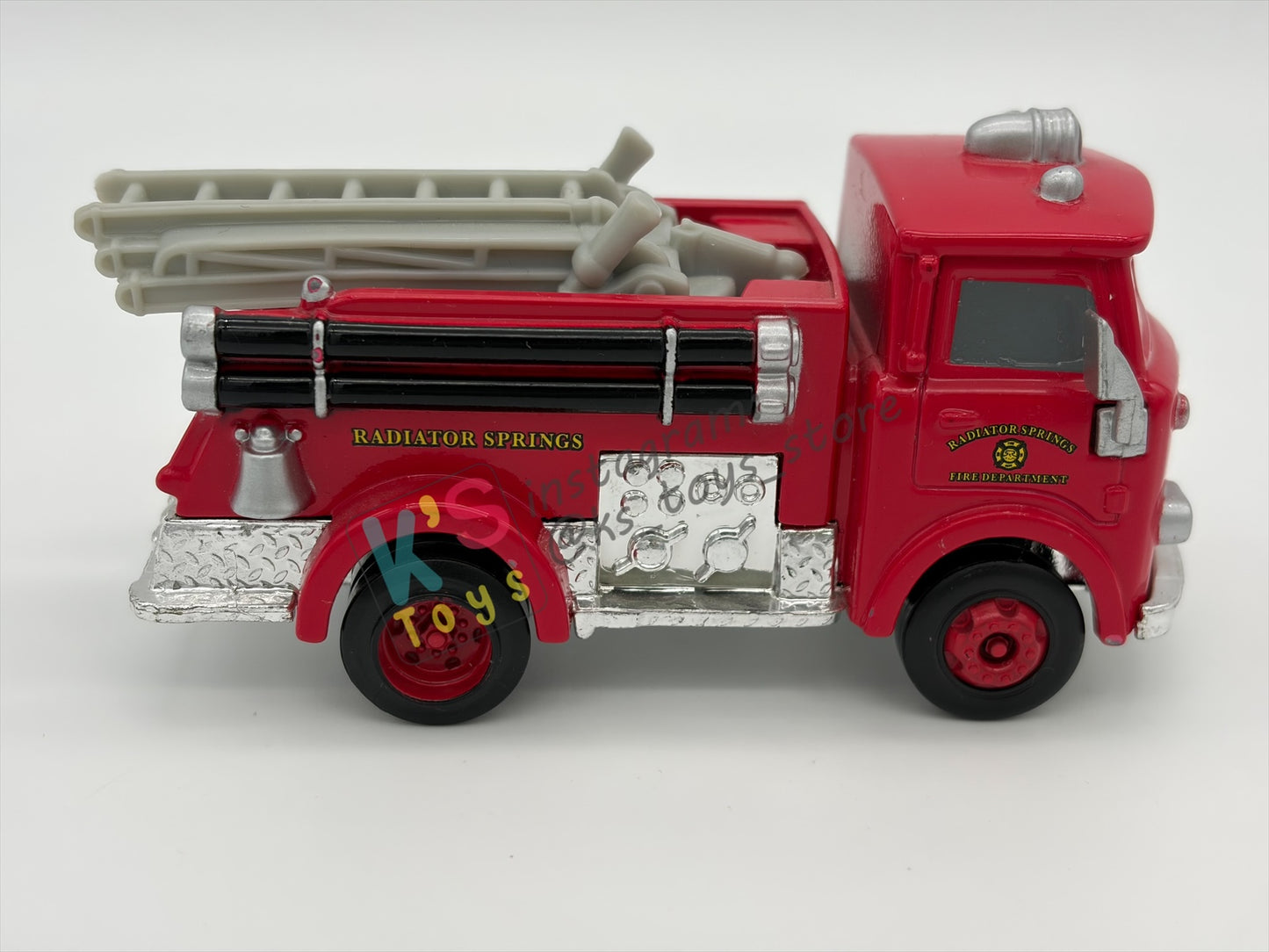 PRE-OWNED / LOOSE DISNEY PIXAR CARS BY MATTEL - "RED" - SUPERCHARGED SERIES - NEAR MINT CONDITION - READ DESCRIPTION!!!!!!!!!!!