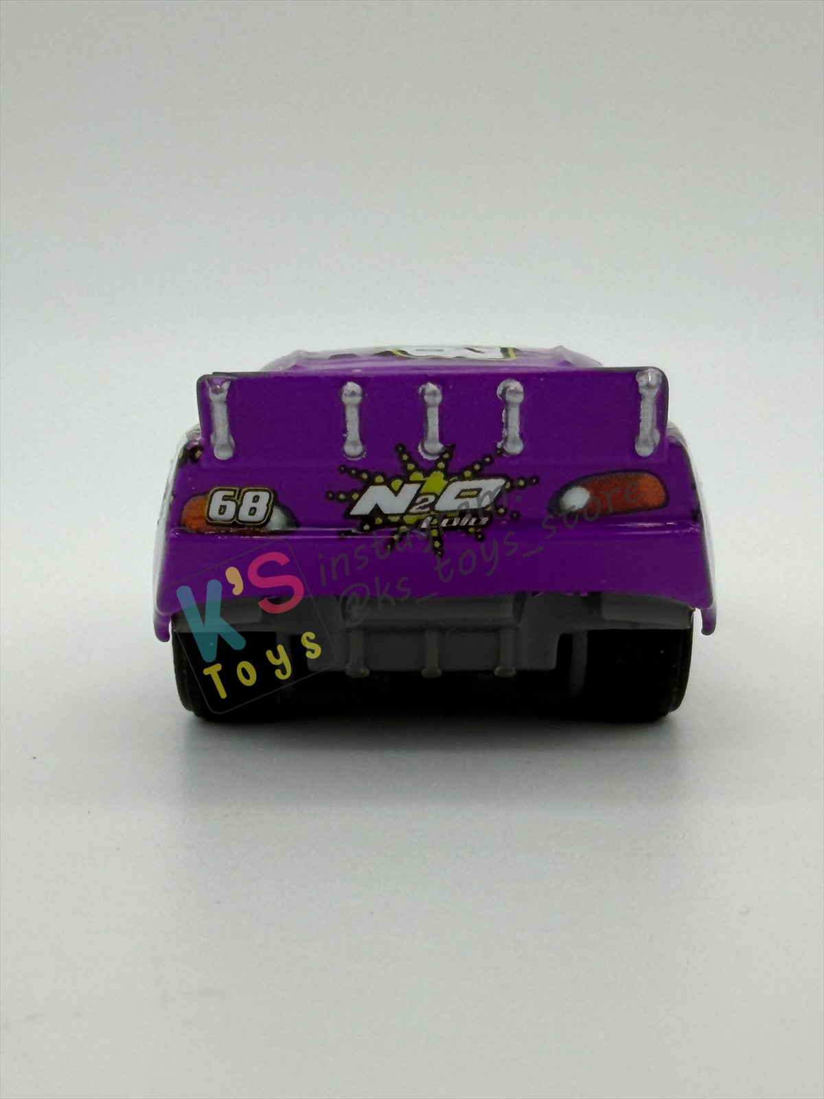 PRE-OWNED / LOOSE DISNEY PIXAR CARS BY MATTEL - "MANNY FLYWHEEL N2O COLA RUBBER TIRES- CARS SYNTHETIC RUBBER TIRES SERIES, NEAR MINT CONDITION - READ DESCRIPTION!!!!!!!!!!!
