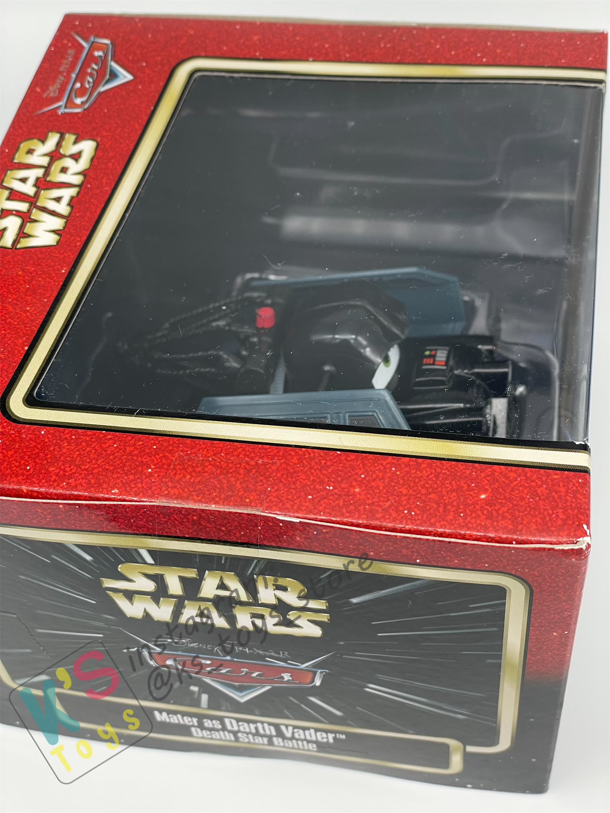 DISNEY PIXAR CARS BY MATTEL EXCLUSIVE DISNEY PARKS "MATER AS DARTH VADER DEATH STAR BATTLE" - BNIP