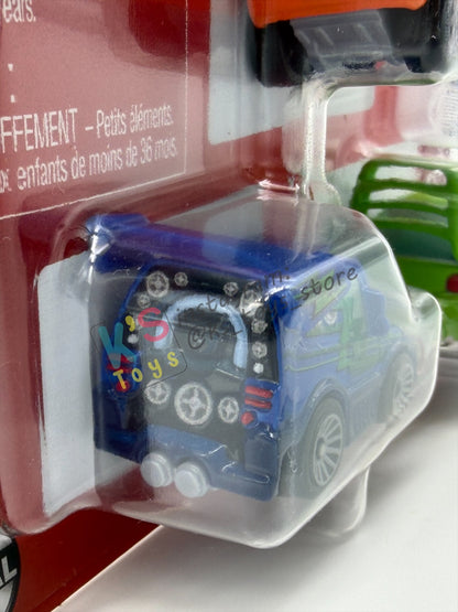 MINI RACERS DISNEY PIXAR CARS 3-PACK BY MATTEL  "DJ, SNOT ROD AND WINGO"- 2026 RELEASE - BNIP