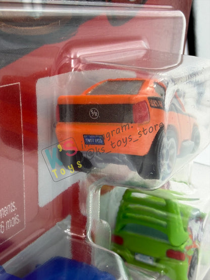 MINI RACERS DISNEY PIXAR CARS 3-PACK BY MATTEL  "DJ, SNOT ROD AND WINGO"- 2026 RELEASE - BNIP