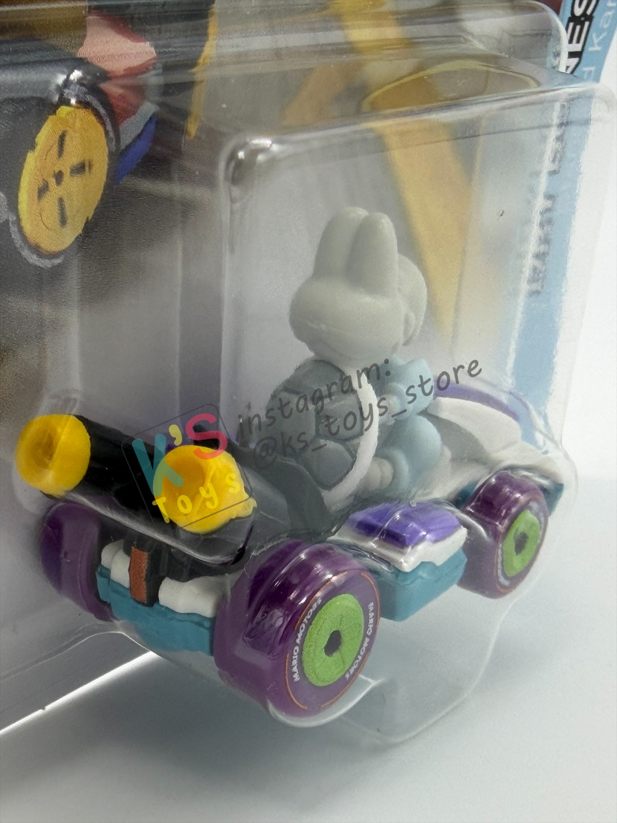 HOTWHEELS MARIO KART 1:64 BY MATTEL, "DRY BONES WITH STANDARD KART" 2026 RE-RELEASED - BNIP