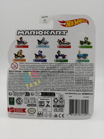 HOTWHEELS MARIO KART 1:64 BY MATTEL, "DRY BONES WITH STANDARD KART" 2026 RE-RELEASED - BNIP