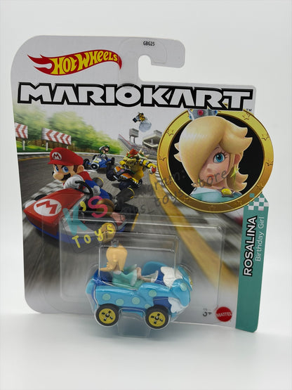 HOTWHEELS MARIO KART 1:64 BY MATTEL, "ROSALINA BIRTHDAY GIRL" 2026 RE-RELEASED - BNIP