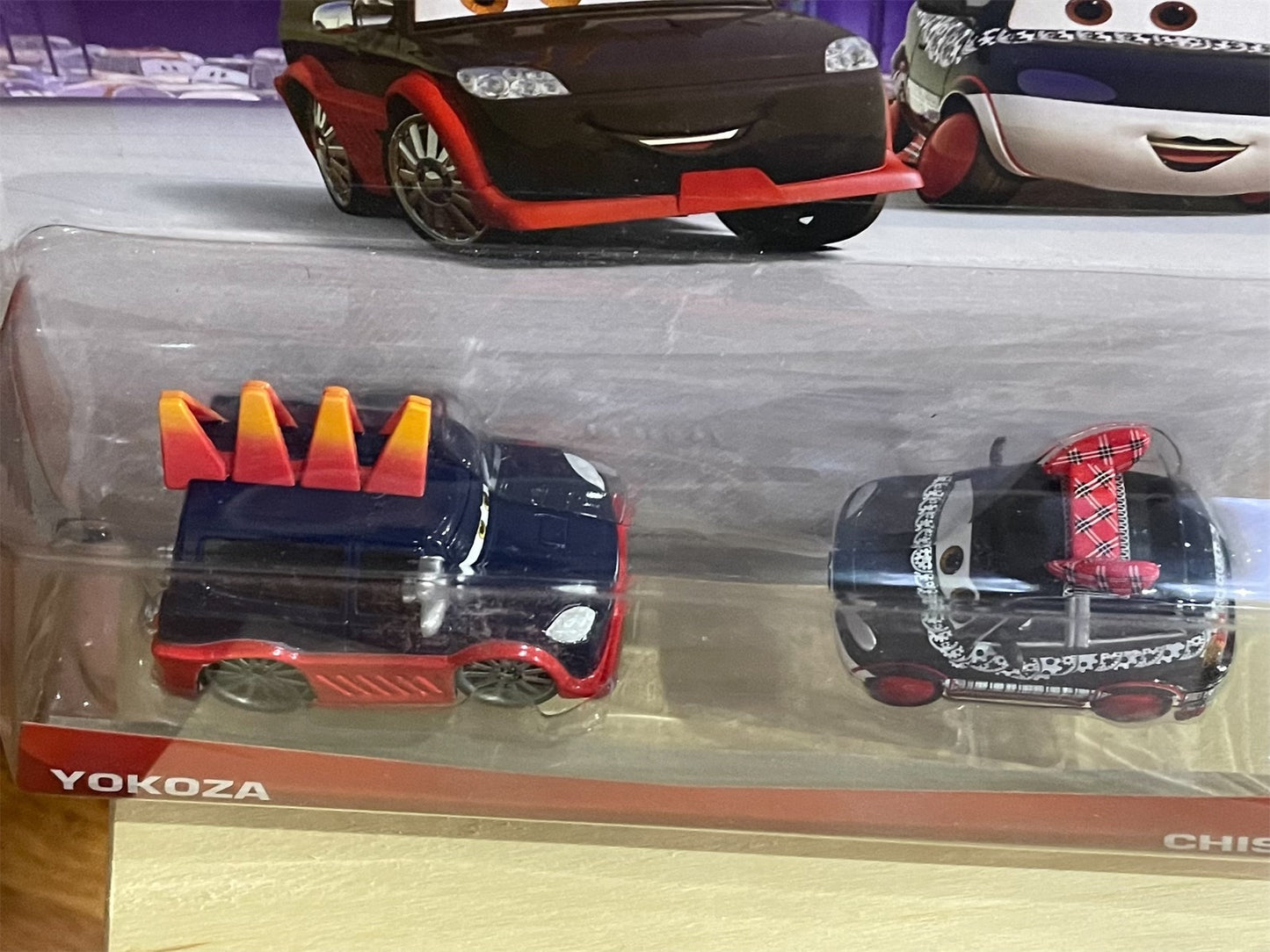 Disney Pixar Cars 1:55 2-Pack Yokoza and Chisaki - Tuners - BNIP