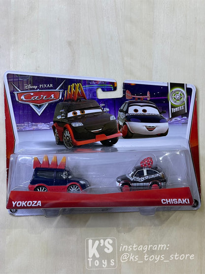 Disney Pixar Cars 1:55 2-Pack Yokoza and Chisaki - Tuners - BNIP